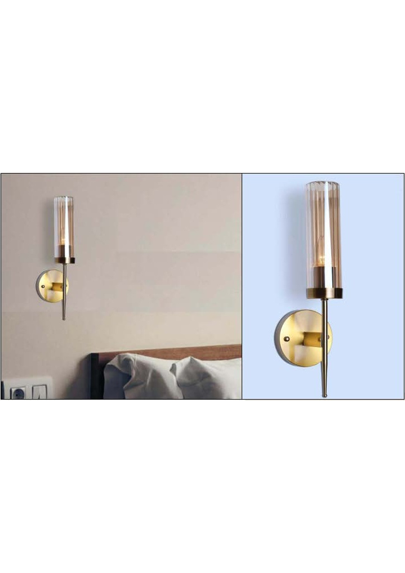 Beyond Lights - Brass Wall Sconce- GL